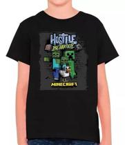 Camisa Minecraft Jogo Filme Gamer Infantil E Masculina Adulto 100% Algodão