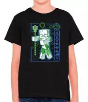 Camisa Minecraft Jogo Filme Gamer Infantil E Masculina M1 100% Algodão
