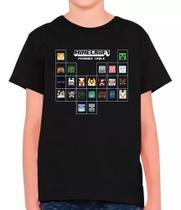 Camisa Minecraft Jogo Filme Gamer Infantil E Masculina M39 100% Algodão Camisa Minecraft Jogo Filme Gamer Infantil E Masculina M39 100% Algodão