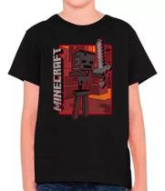 Camisa Minecraft Jogo Filme Gamer Infantil E Masculina M5 100% Algodão