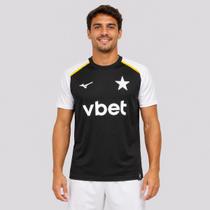 Camisa Mizuno Botafogo Treino Atleta 2026 Preta Camisa Mizuno Botafogo Treino Atleta 2026 Preta