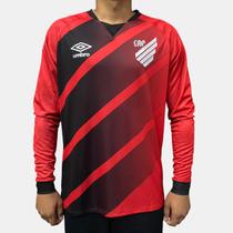 Camisa ML Athletico Paranaense I 20/21 s/n Torcedor Umbro Masculino Camisa ML Athletico Paranaense I 20/21 s/n Torcedor Umbro Masculino