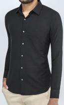 Camisa ml casual slim voa Camisa ml casual slim voa