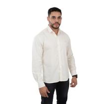 Camisa ml linho pala dupla Camisa ml linho pala dupla