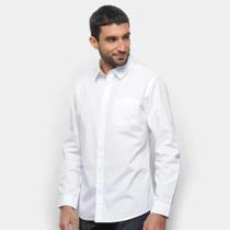 Camisa Ml Tricoline Ly 50 Classic Italian Branco Ellus Camisa Ml Tricoline Ly 50 Classic Italian Branco Ellus