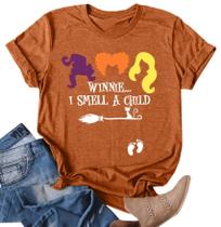 Camisa MNLYBABY Winnie I Smell A Child Maternity Halloween