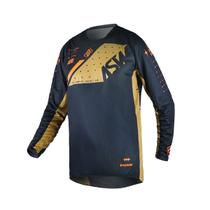 Camisa Motocross ASW Image Karma Preto Off Road Trilha