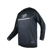 Camisa Motocross ASW Image Minimal Preto Off Road Trilha