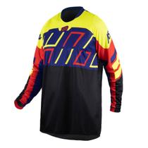 Camisa Motocross Cross ASW Image Alpha Amarelo Off Road