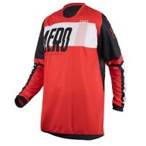 Camisa Motocross Cross ASW Image Split Vermelho Off Road