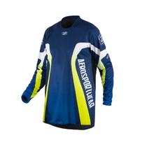 Camisa Motocross Cross ASW Image Way Azul Marinho Off Road Camisa Motocross Cross ASW Image Way Azul Marinho Off Road