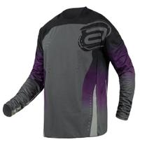 Camisa Motocross Cross ASW Podium Nitro Cinza Off Road