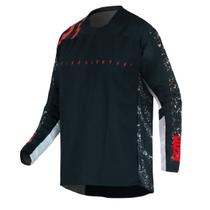 Camisa Motocross Cross ASW Podium Piece Preto Off Road