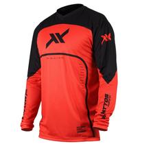 Camisa Motocross Cross Sax Vermelho Mattos Trilha Off Road