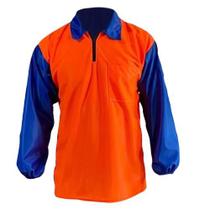 Camisa Motosserrista Florestal Azul E Laranja Ca 44783 Rs Proteção