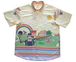 Camisa Mundo Bita Fazendinha Pai Festa Infantil