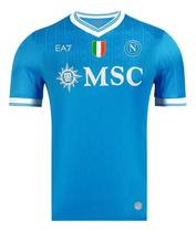 Camisa Napoli Masculina Azul 2026 Modelo Torcedor