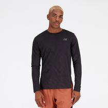 Camisa New Balance Q Speed Jacquard - masculino - preto