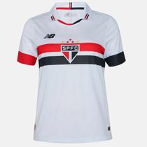 Camisa New Balance São Paulo 2024 Feminina Torcedor Branco