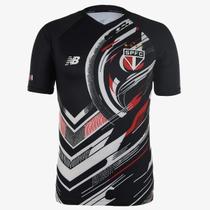 Camisa New Balance São Paulo Pré Jogo 2025 Masculina Preto