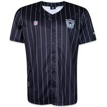 Camisa New Era Jersey NFL Las Vegas Raiders Stripes