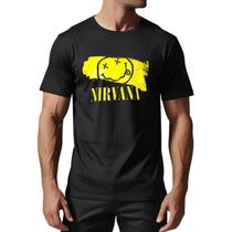 Camisa Nirvana Cara Pintada Adulto Camisa Nirvana Cara Pintada Adulto