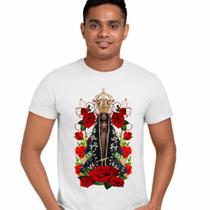 Camisa Nossa Senhora Aparecida Coroa de Flores