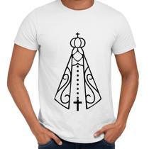 Camisa Nossa Senhora Aparecida Silhueta Religiosa