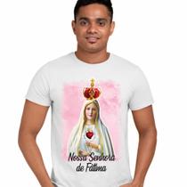 Camisa Nossa Senhora de Fátima Religiosa Igreja - Web Print Estamparia