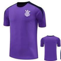 Camisa Nova Corinthians Treino 25. 26 Masculina Roxo