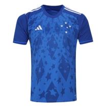 Camisa Nova Cruzeiro I 24/25 Masculina - Azul - Ad