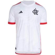 Camisa Nova Flamengo II 24/25 s/n Torcedor Masculina - Branco - Ad