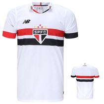 Camisa Nova São Paulo 24 25 Torcedor Masculina Branco Vermelho