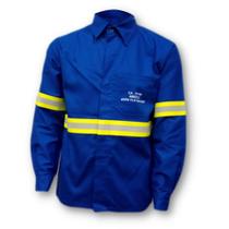 Camisa nr10 azul marinho com refletivo g - ca 41148