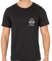 Camisa Nutrição - preta com simbolo branco - nutricionista - profissões