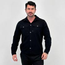 Camisa Oceano Sarja Manga Longa Masculina