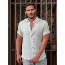 Camisa off 100% linho