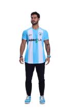 Camisa oficial londrina masc. 2024 listrado celeste e branco