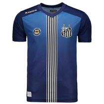 Camisa Oficial Santos Masc. Azul Iii Uniforme 100% Poliester - KAPPA