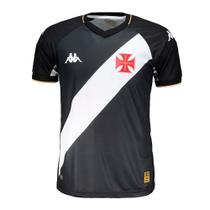 Camisa Oficial Vasco da Gama I 23/24 Masculina Preto Branco