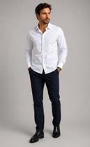 Camisa Ogochi Social Mangas Longas Slim Essencial Original Cor:0001 BrancoTamanho:M Camisa Ogochi Social Mangas Longas Slim Essencial Original Cor:0001 BrancoTamanho:M