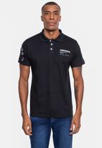 Camisa Onbongo Polo Piquet Masculina Aust Preta