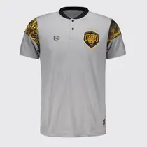 Camisa Onça Amazonas Jogo Comissão 2025 Cinza
