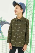 Camisa overshirt dino com botões luc.boo Camisa overshirt dino com botões luc.boo