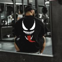 Camisa Oversized Grande Academia Varias Estampa Venom Fit Camisa 100% Algodão Lançamento