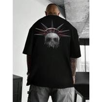 Camisa Oversized Grande Academia Varias Estampa Venom Fit Camisa 100% Algodão Lançamento