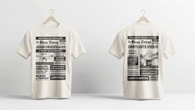 Camisa Oversized - Jornal