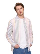 Camisa Oxford de Manga Larga para Hombre GAP a Rayas XXL