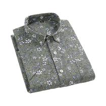 Camisa Oxford Masculina 100% Algodão Xadrez Manga Curta Corte Regular Formal Blusa De Verão