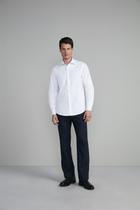 Camisa Oxford Slim Fit - Branco